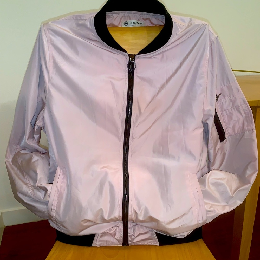 Topfeeling pink bomber jacket “discovery”